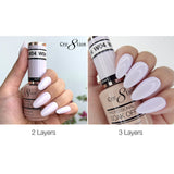 Cre8tion Gel - French Collection 0.5oz - W04 Blush White (White in a Pink Shades)