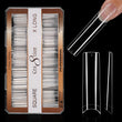 Cre8tion Special Shape Tip Square Clear - Extra Long