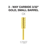 Cre8tion 3-Way Carbide Gold, Small Barrel 3/32"