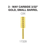 Cre8tion 3-Way Carbide Gold, Small Barrel 3/32"