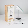 Cre8tion Portable Rechargeable 2in1 UV/LED Desk Lamp - Silver 15W