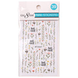 Cre8tion Nail Art Sticker Flower (26 Styles)
