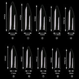Cre8tion Special Shape - 12 Wide Stiletto 500 pcs./box