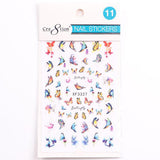 Cre8tion Nail Art Sticker Butterfly (42 Styles)