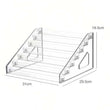 Cre8tion Acrylic Multi-Layer Transparent Display Rack