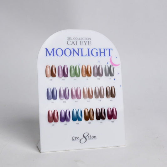Cre8tion Counter Display Color Chart - Cat Eye Moonlight 18 colors (109-126)