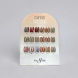 Cre8tion Counter Display Color Chart - Cat Eye Nude 18 colors (55-72)