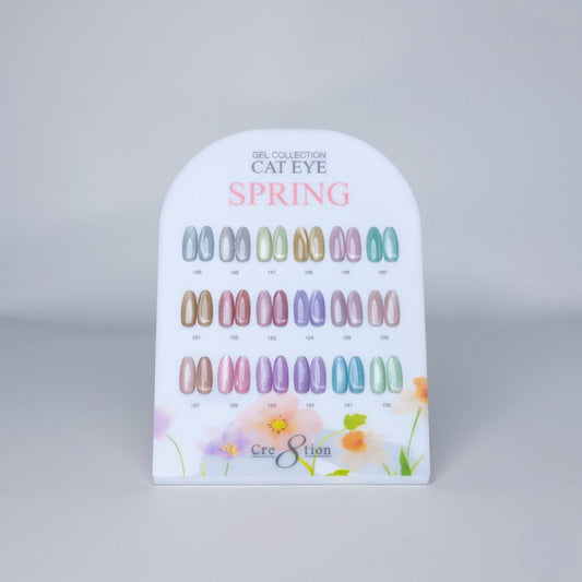 Cre8tion Counter Display Color Chart - Cat Eye Spring 18 colors(145-162)