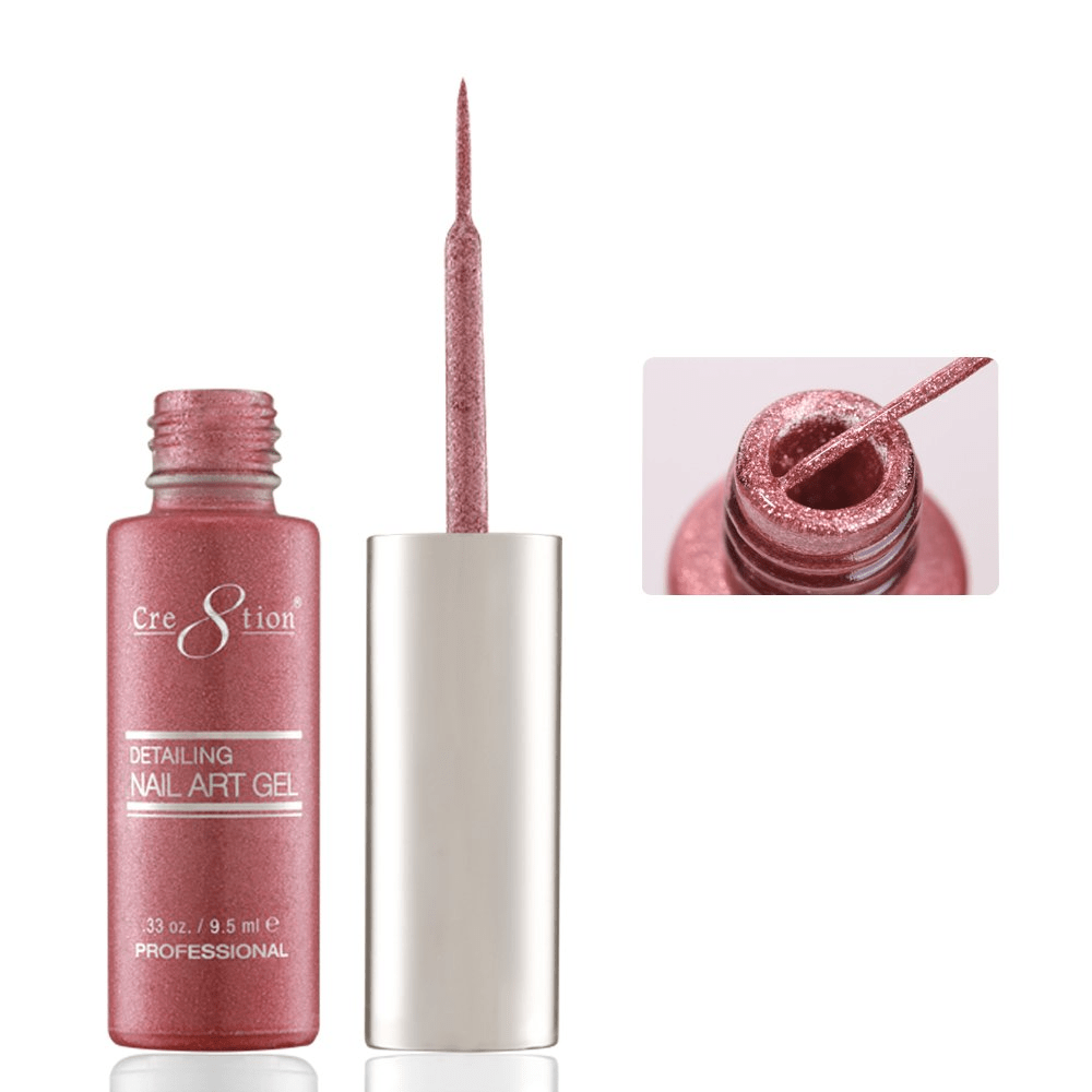 Cre8tion Detailing Nail Art Gel - Glitter Collection