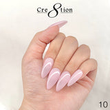 Cre8tion Gel Collection - Overlay/ Brush on Builder 0.5oz 10 Frosted Pink Gardenia