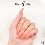 Cre8tion Gel Collection - Overlay/ Brush on Builder 0.5oz 14 Peach Popstar Glow
