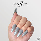 Cre8tion Gel Collection - Overlay/ Brush on Builder 0.5oz 45 Charcoal Moon Velvet Night