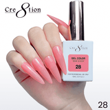 Cre8tion Hema Free Semi-Sheer Collection 0.5oz -  Coral Series