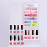 Cre8tion Hema Free Semi-Sheer Collection 0.5oz -  Coral Series