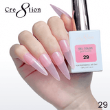 Cre8tion Hema Free Semi-Sheer Collection 0.5oz -  Coral Series