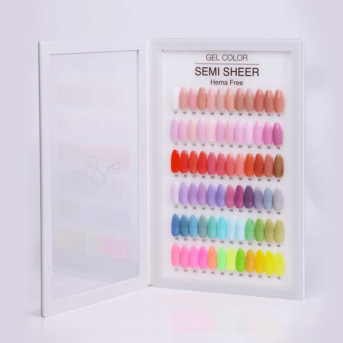 Cre8tion Hema Free Semi-Sheer Collection 0.5oz - Mint Sky Series