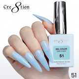 Cre8tion Hema Free Semi-Sheer Collection 0.5oz - Mint Sky Series