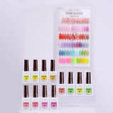 Cre8tion Hema Free Semi-Sheer Collection 0.5oz - Neon Series