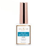 Cre8tion Nail Art 3D Line Gel 0.5oz Clear