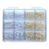 Cre8tion Nail Art Accessory Pearl Flat Bottom 03