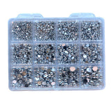 Cre8tion Nail Art Accessory Silver Flat Bottom 02