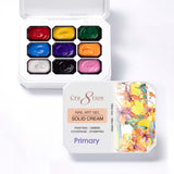 Cre8tion Nail Art Gel - Solid Cream Collection - Primary