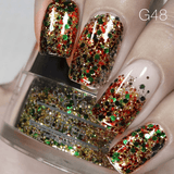 Cre8tion Nail Art Glitter 0.5oz - TIS THE SEASON