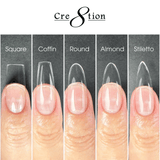 Cre8tion Soft Gel Tips - COFFIN