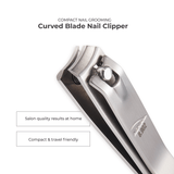 Curve Blade Large Nail Clipper - B-902 (Stainless Steel)