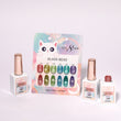 Cre8tion Cat Eye Glass Bead Set - 6 Colors w/ 1 Calendar Display