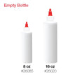 Cre8tion Plastic Bottle "Blank"  8oz EMPTY - Related Liquid non Cap