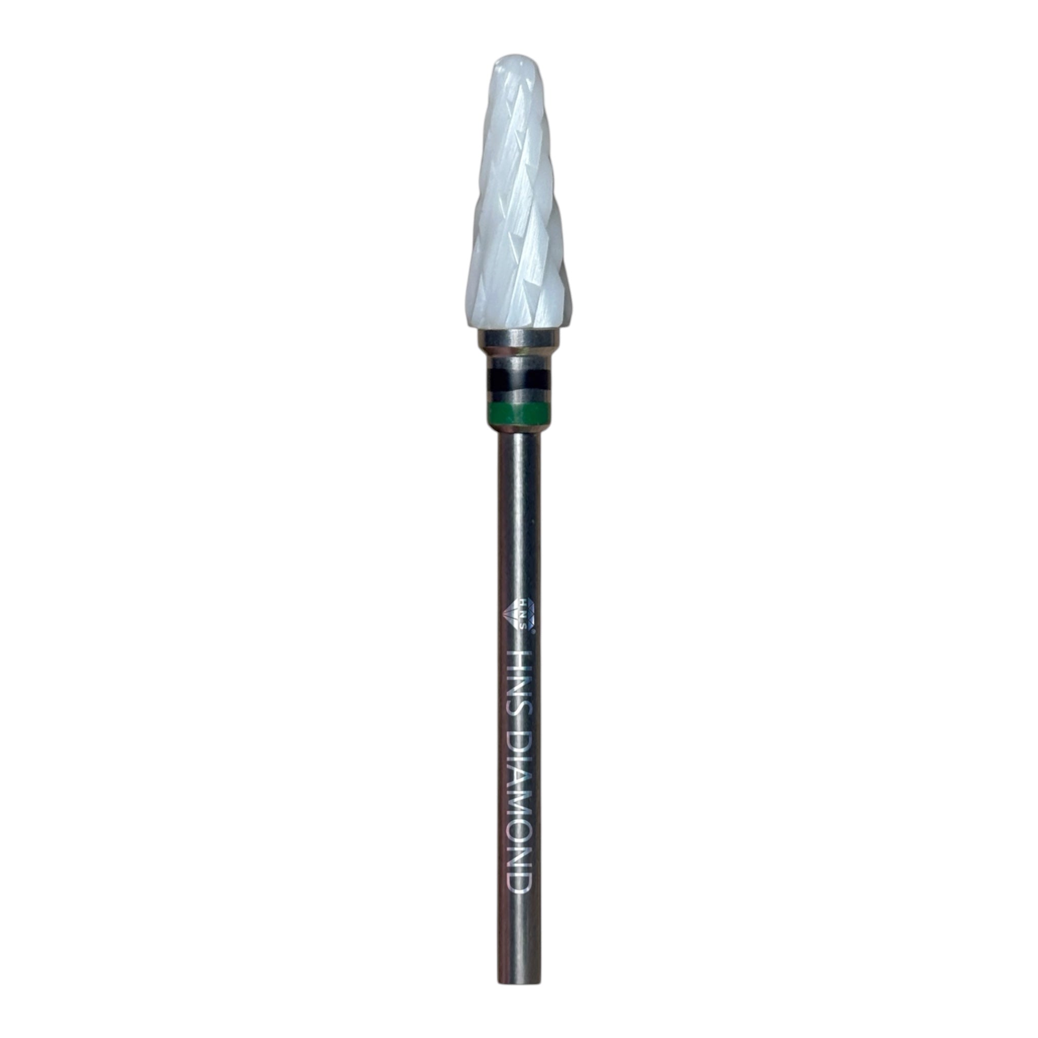 HNS DIAMOND NAIL DRILL BIT 3/32  WHITE FLAME CERAMIC 5IN1