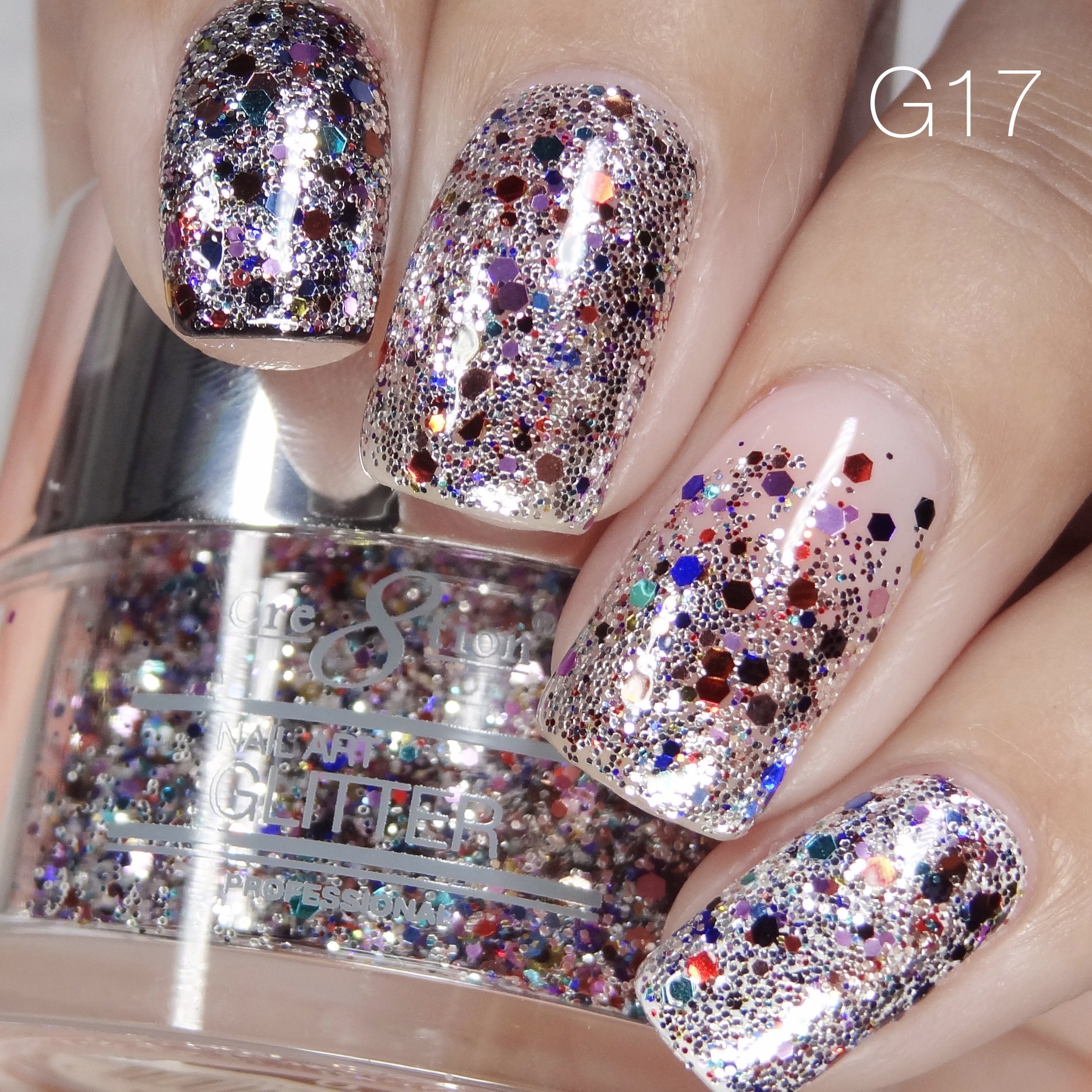 Cre8tion Nail Art Glitter 1oz 30g 17