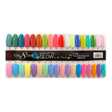 Cre8tion Color Chart -  Glow in the Dark 36 colors