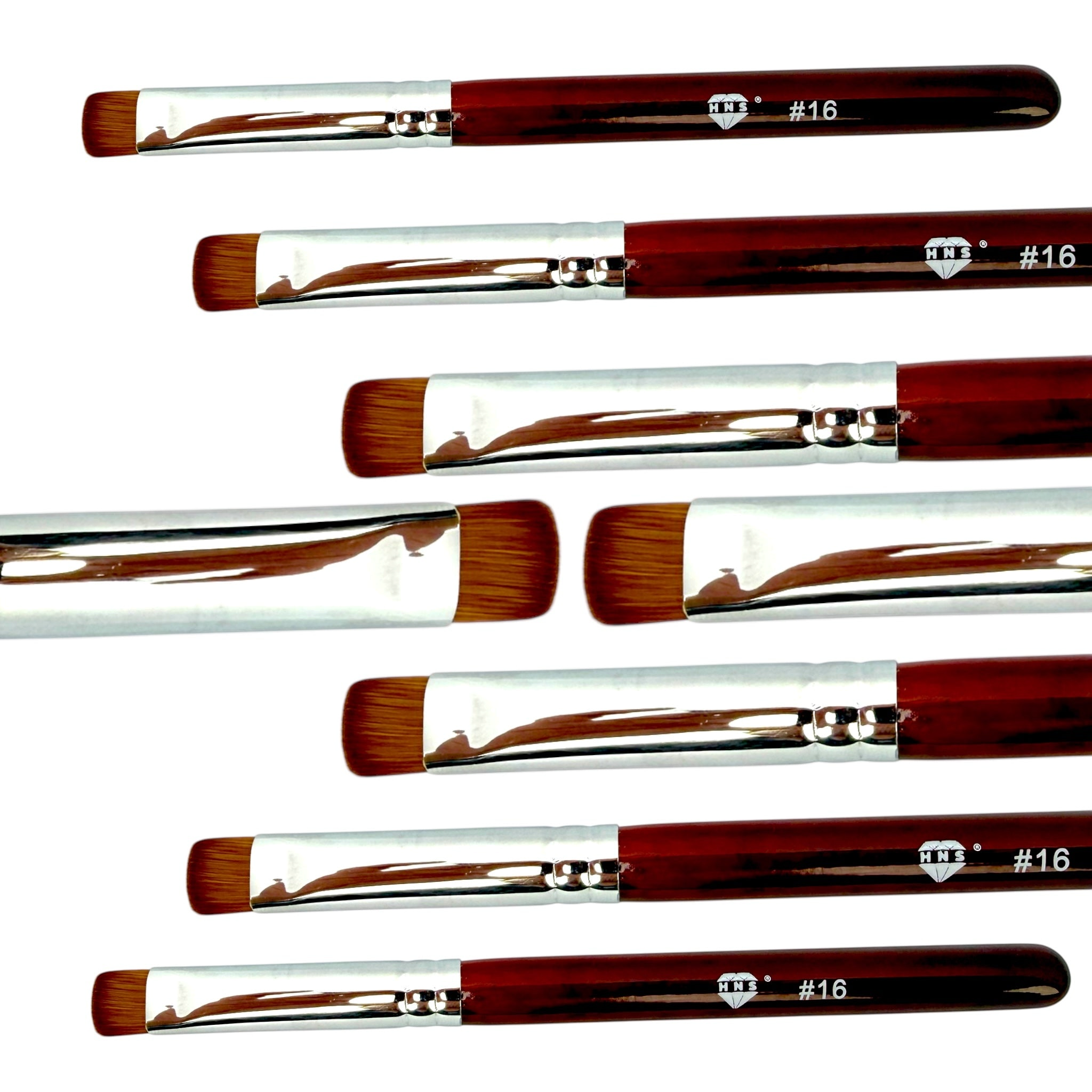HNS DIAMOND Nail Art French Brush SIZE 8 TO 16