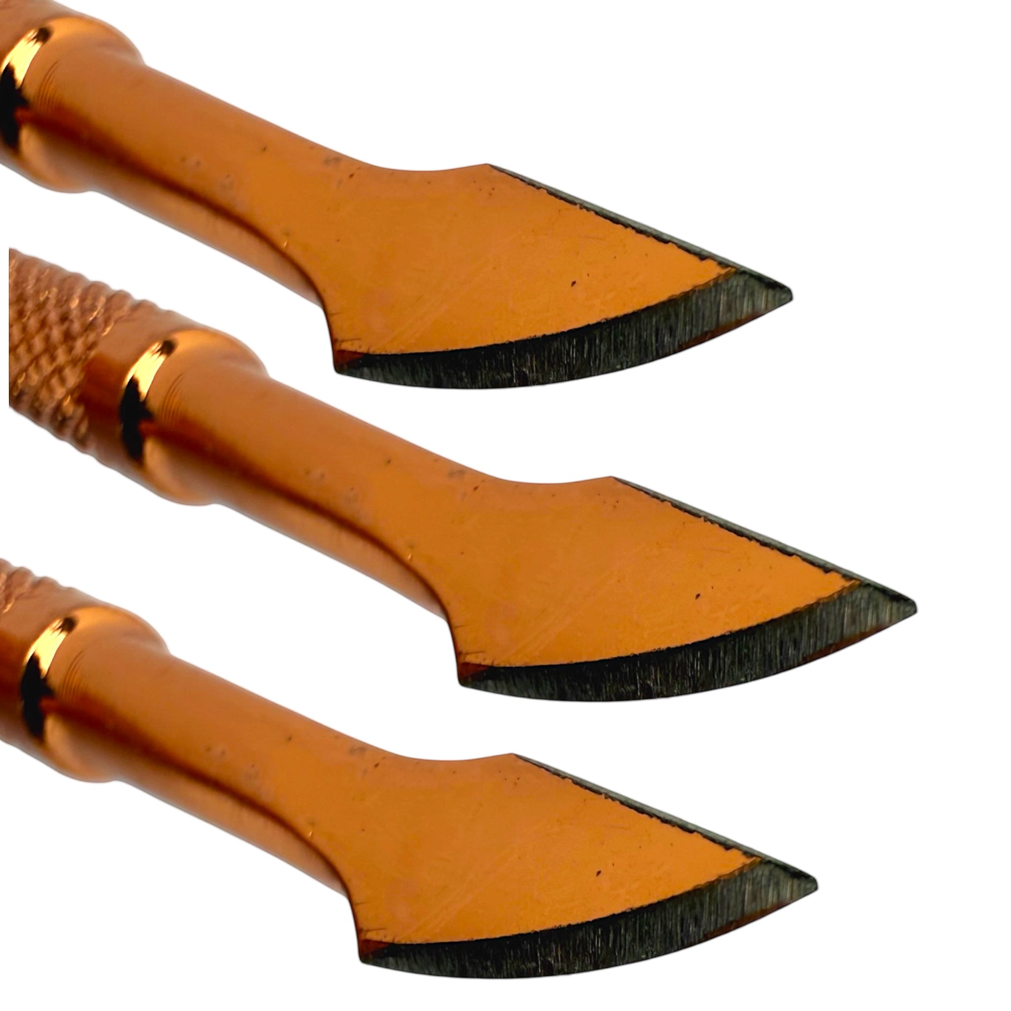 Gold Cuticle Pusher and Cutter Set Dead Skin Nail Cleaner Tools Professional