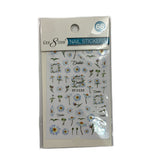 Cre8tion Nail Art Sticker Flower (26 Styles)