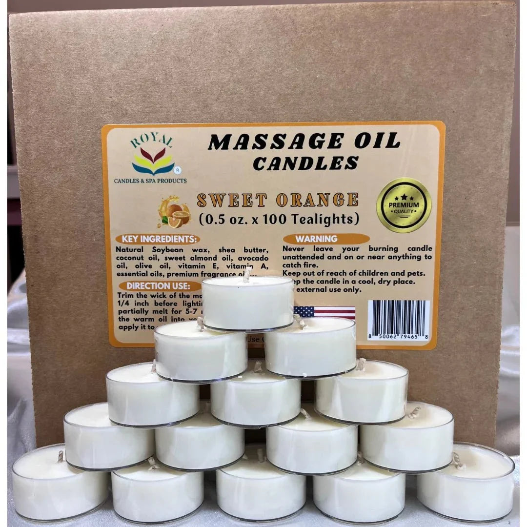 Royal Collagen Massage Oil Candle