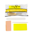 Cre8tion Disposable Kit A Pedicure: 1 Pumice Sponge, 1 Mini Nail File, 1 Wood Pusher, and 1 Slim Buffer for softer smoother feet